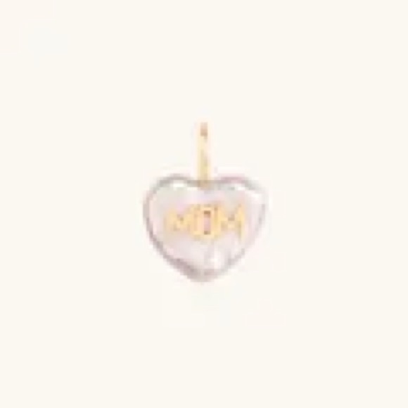 Catbird Jewelry - Catbirdnyc Custom Conversation Heart Pearl Charm, 14k gold
